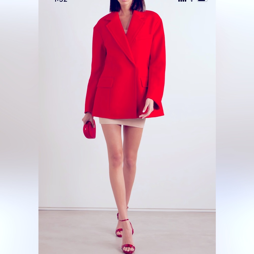 Ravens Exclusive Quality Lambswool Blend Double Chest Blazer Size 8